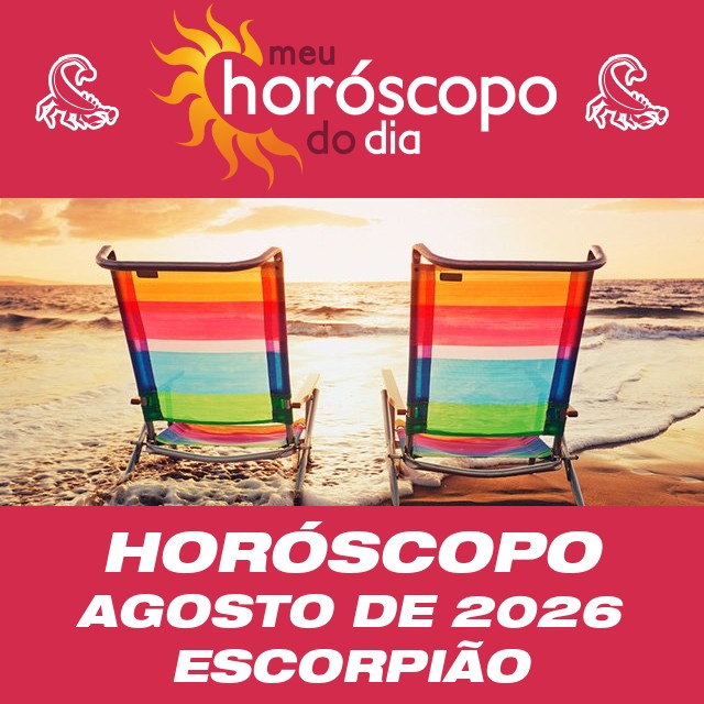Horóscopo de agosto de 2026 para Escorpião