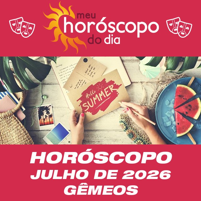 Horóscopo de julho de 2026 para Gêmeos