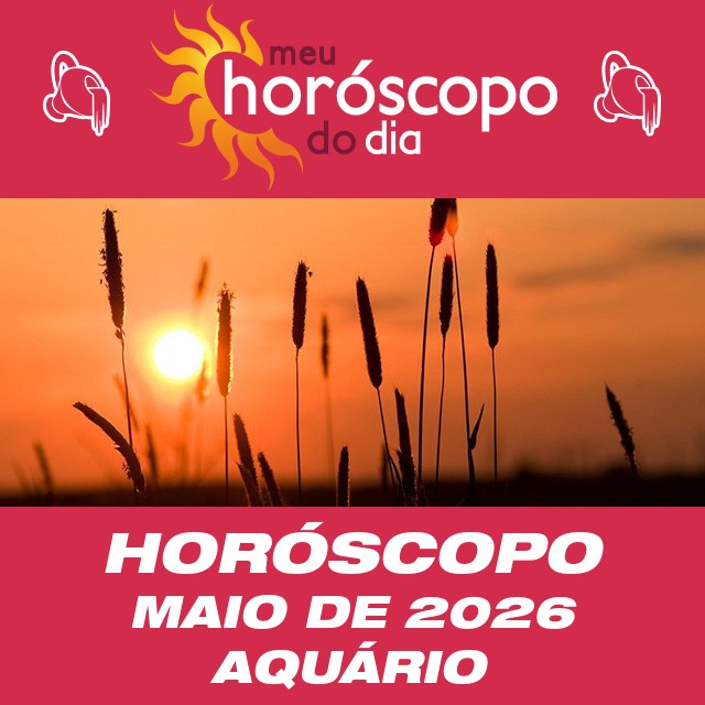 Horóscopo de Maio de 2026 para Aquário