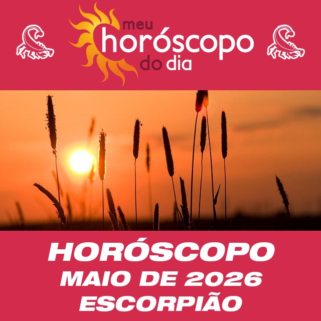 Horóscopo de Maio de 2026 para Escorpião