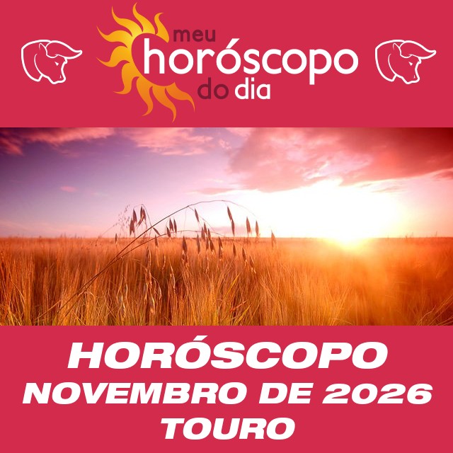 Horóscopo de novembro de 2026 para Touro