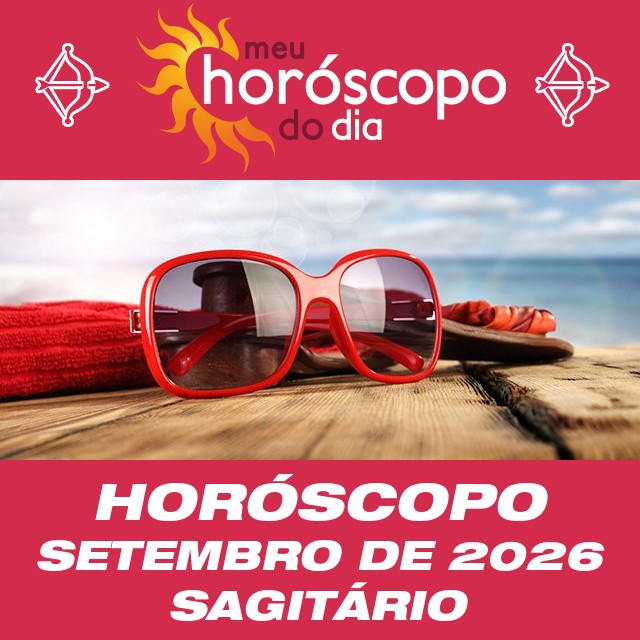 Horóscopo de setembro de 2026 para Sagitário