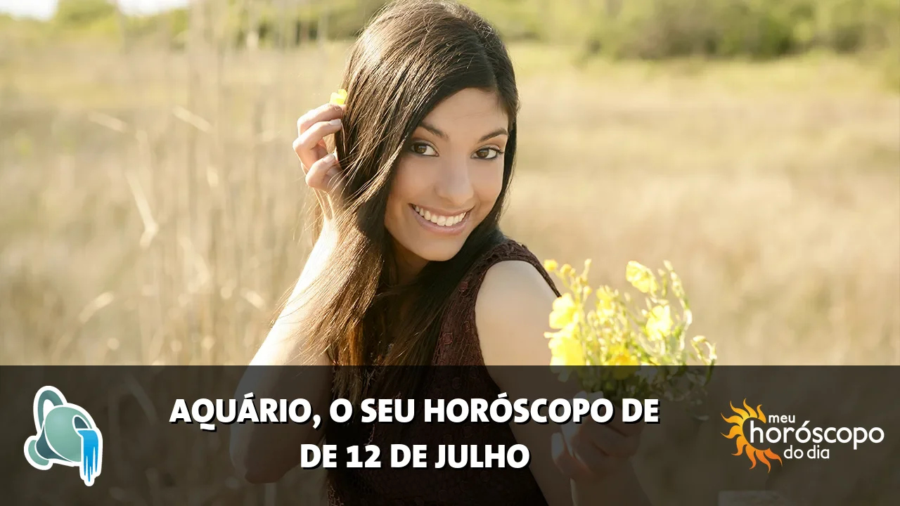 Horóscopo de Aquário de domingo, 12 de julho de 2026