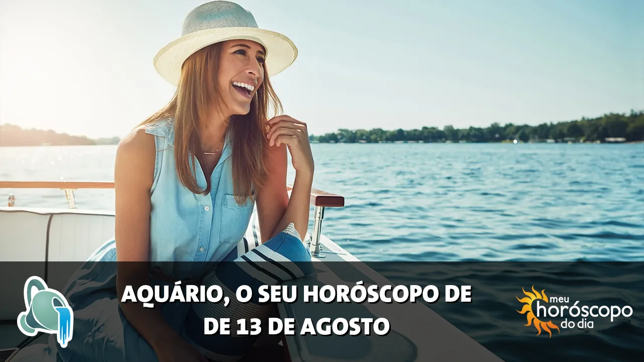 Horóscopo de Aquário de quinta-feira, 13 de agosto de 2026