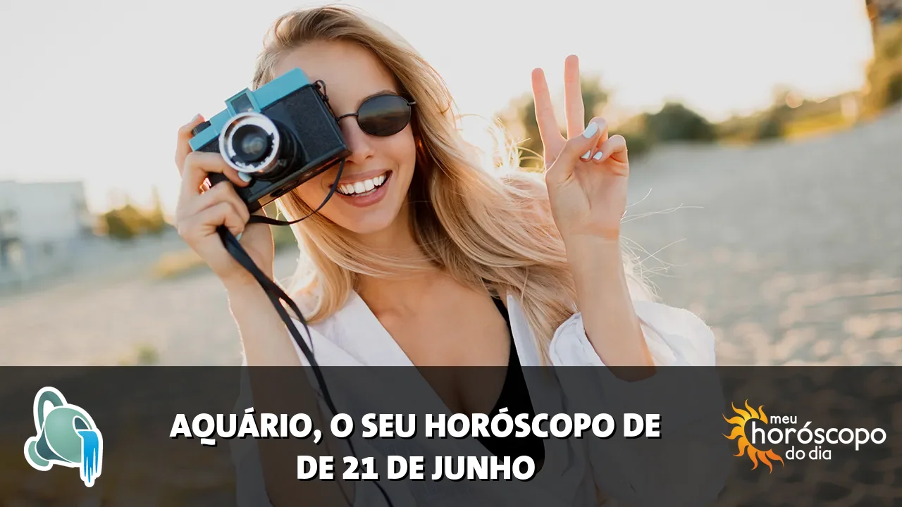 Horóscopo de Aquário de domingo, 21 de junho de 2026