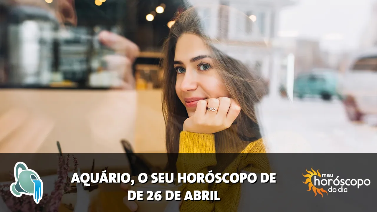 Horóscopo de Aquário de domingo, 26 de abril de 2026