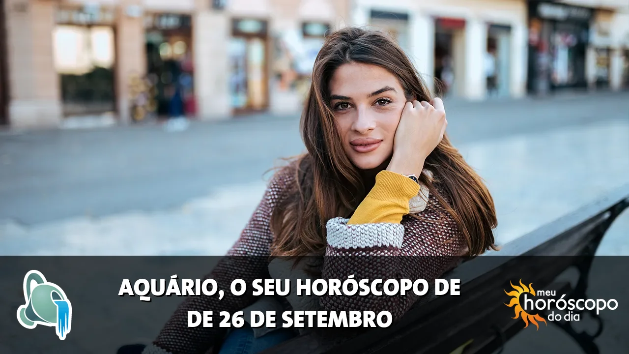 Horóscopo de Aquário de sábado, 26 de setembro de 2026