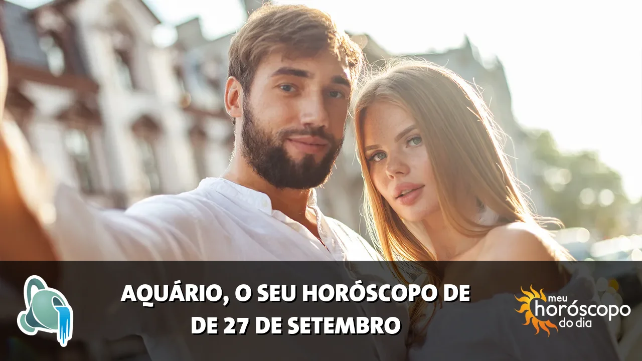 Horóscopo de Aquário de domingo, 27 de setembro de 2026