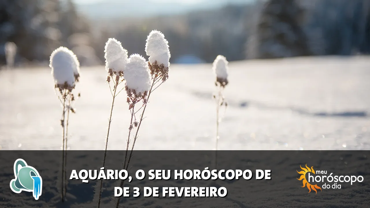 Horóscopo de Aquário de terça-feira, 3 de fevereiro de 2026