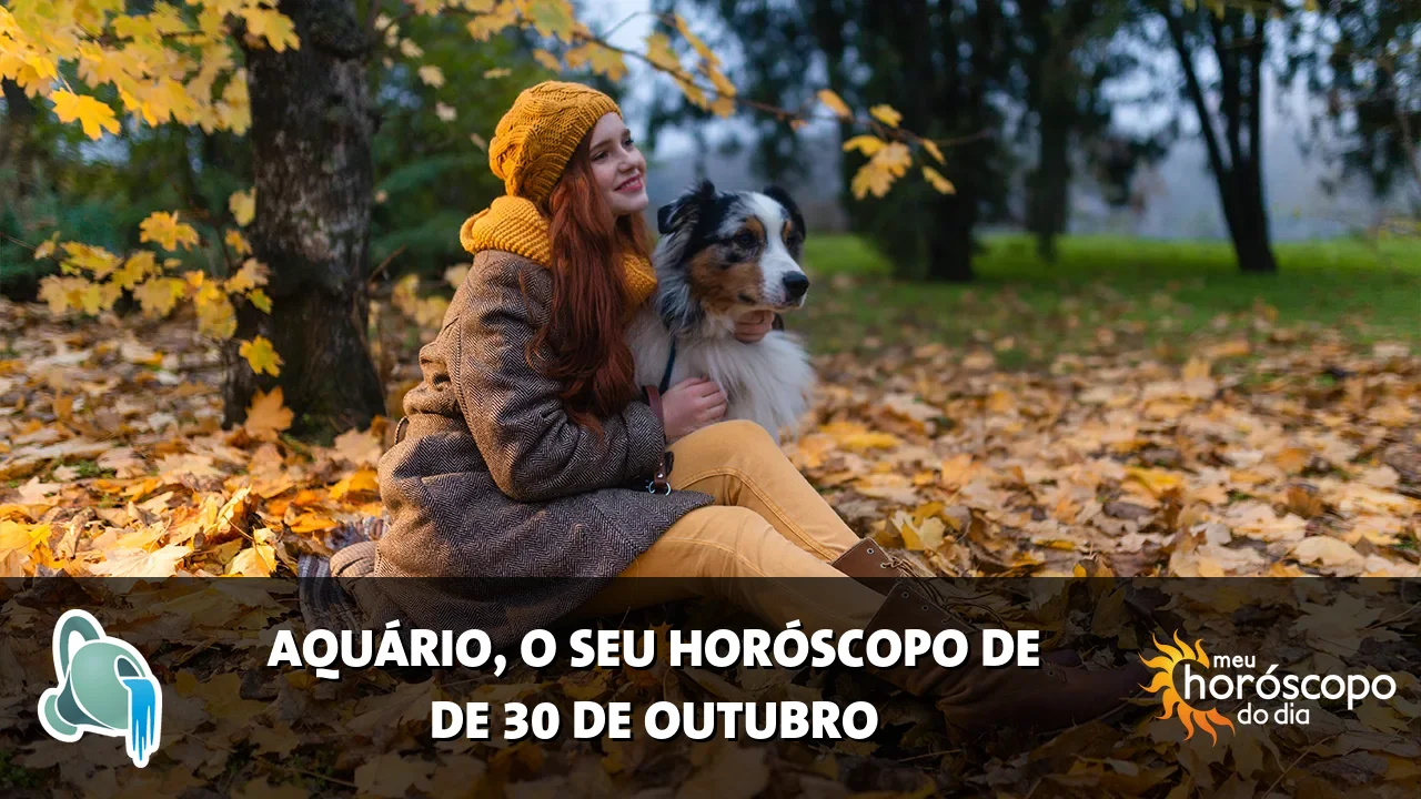 Horóscopo de Aquário de sexta-feira, 30 de outubro de 2026