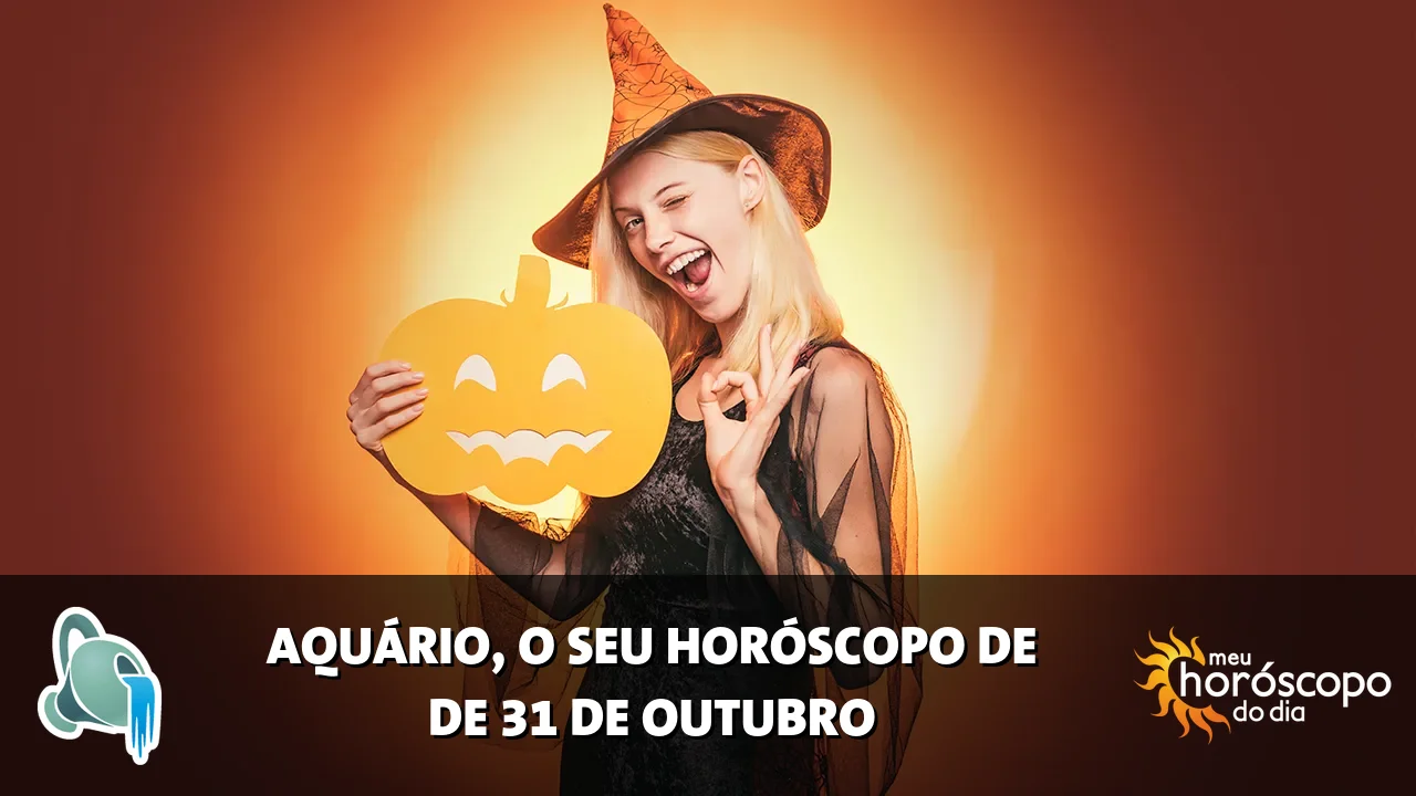 Horóscopo de Aquário de sábado, 31 de outubro de 2026
