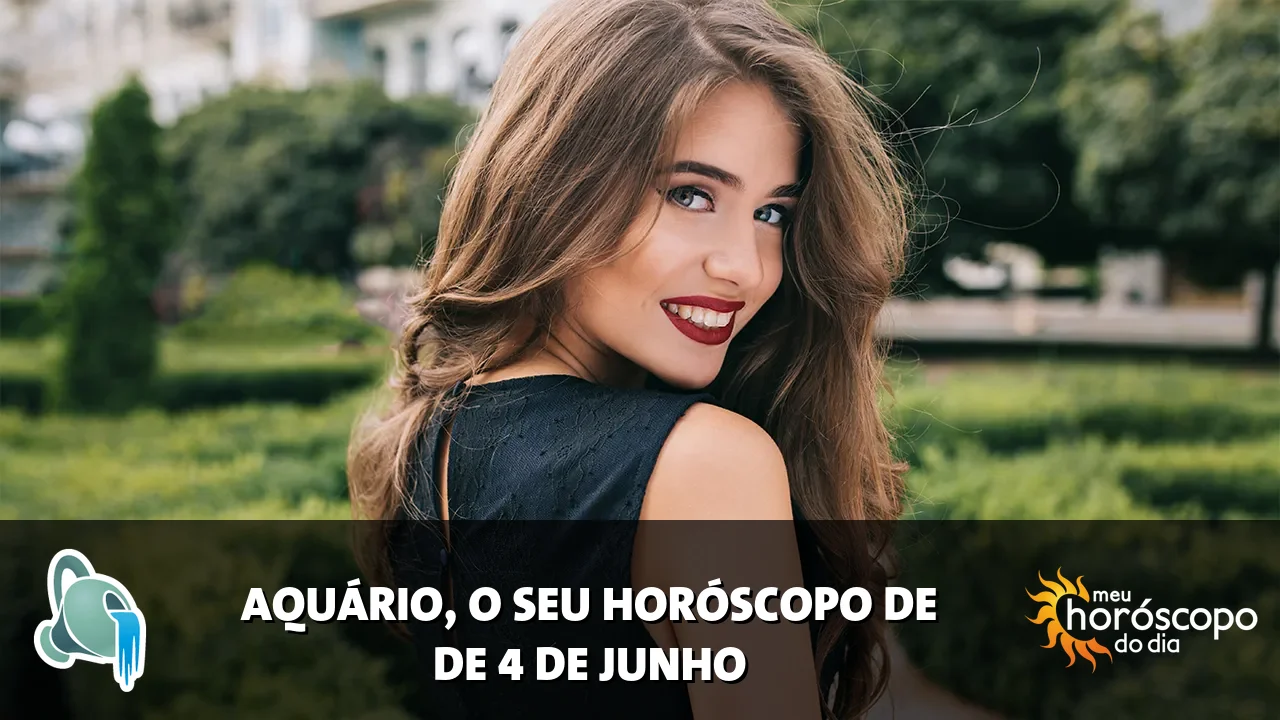 Horóscopo de Aquário de quinta-feira, 4 de junho de 2026