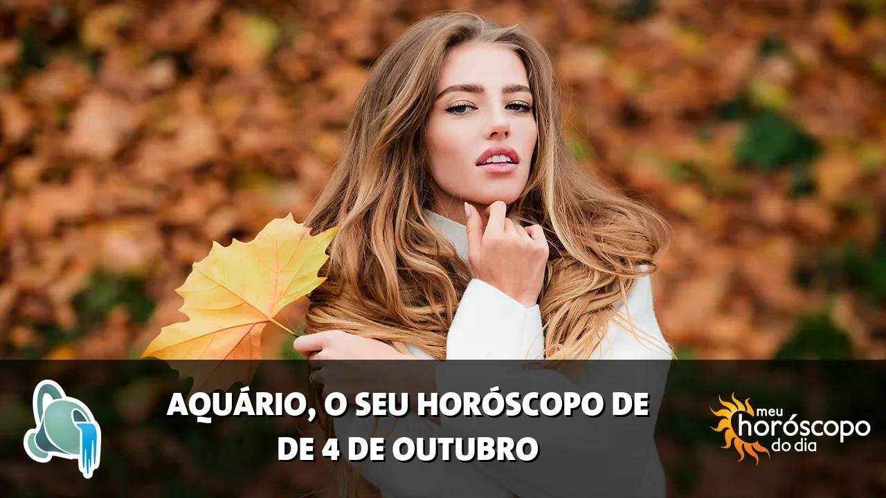 Horóscopo de Aquário de domingo, 4 de outubro de 2026