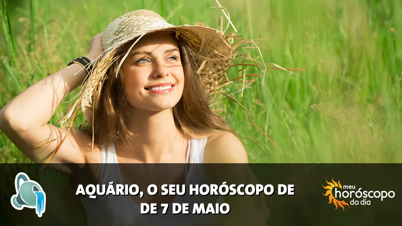 Horóscopo de Aquário de quinta-feira, 7 de maio de 2026