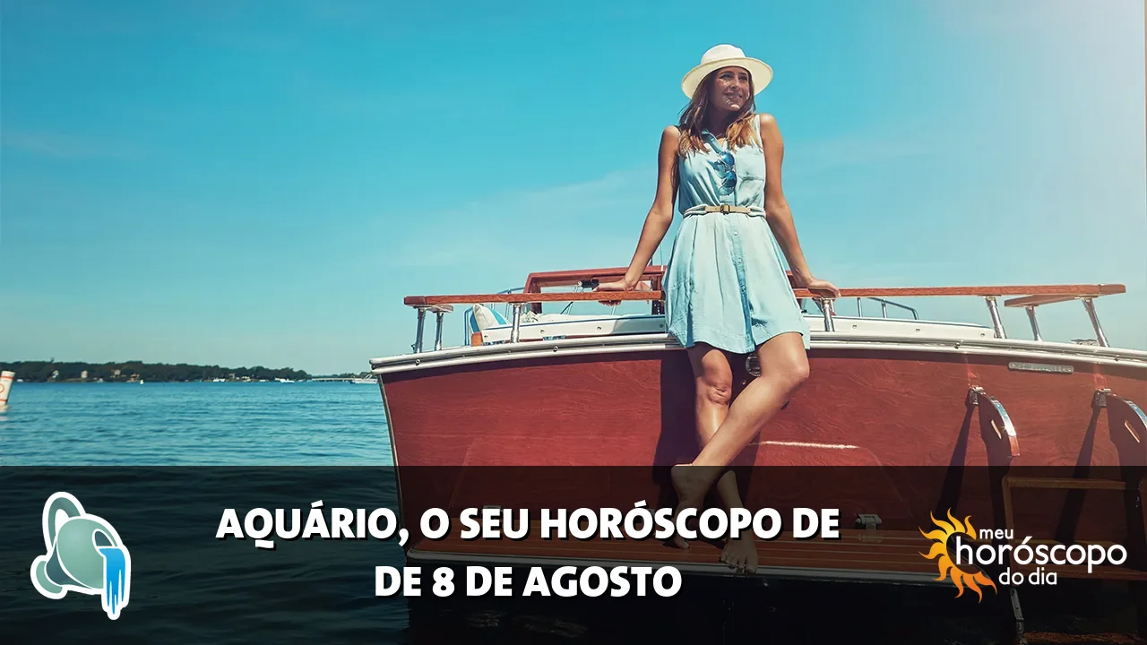 Horóscopo de Aquário de sábado, 8 de agosto de 2026