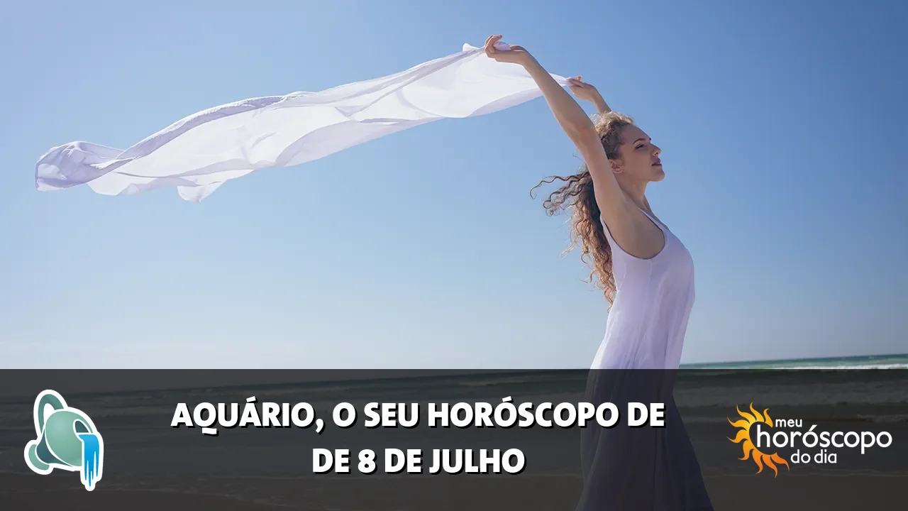 Horóscopo de Aquário de quarta-feira, 8 de julho de 2026