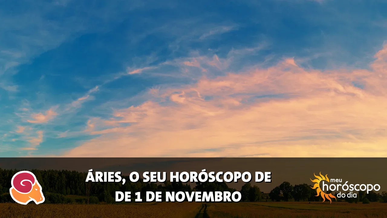 Horóscopo de Áries de domingo, 1 de novembro de 2026
