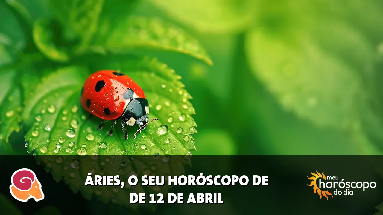 Horóscopo de Áries de domingo, 12 de abril de 2026