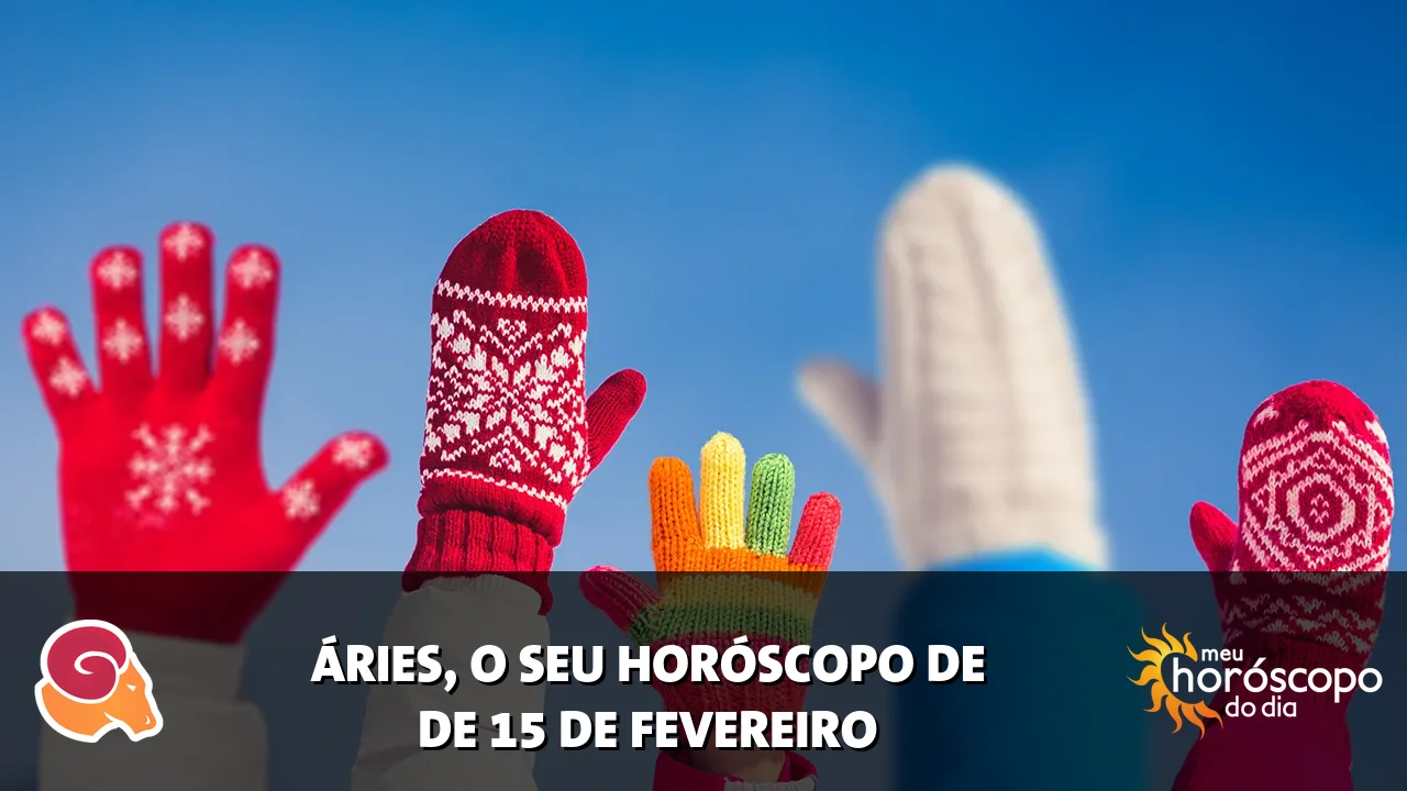 Horóscopo de Áries de domingo, 15 de fevereiro de 2026
