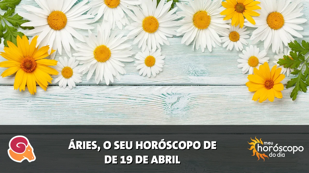 Horóscopo de Áries de domingo, 19 de abril de 2026