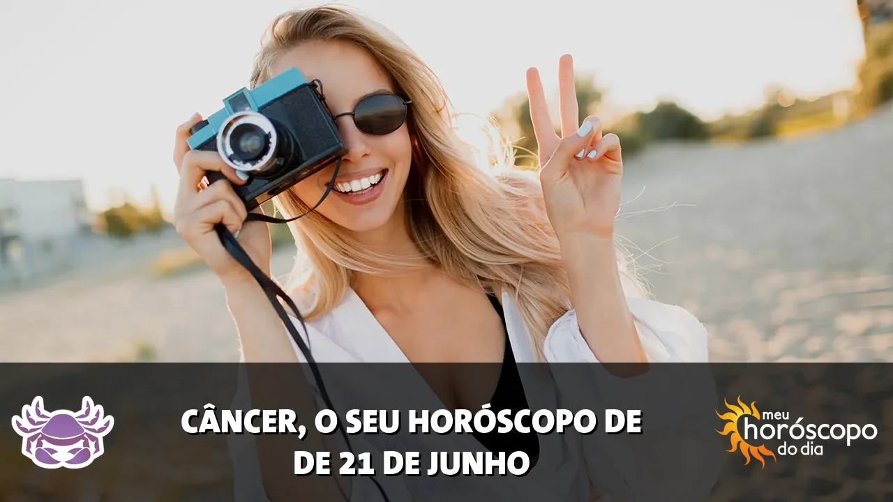 Horóscopo de Câncer de domingo, 21 de junho de 2026