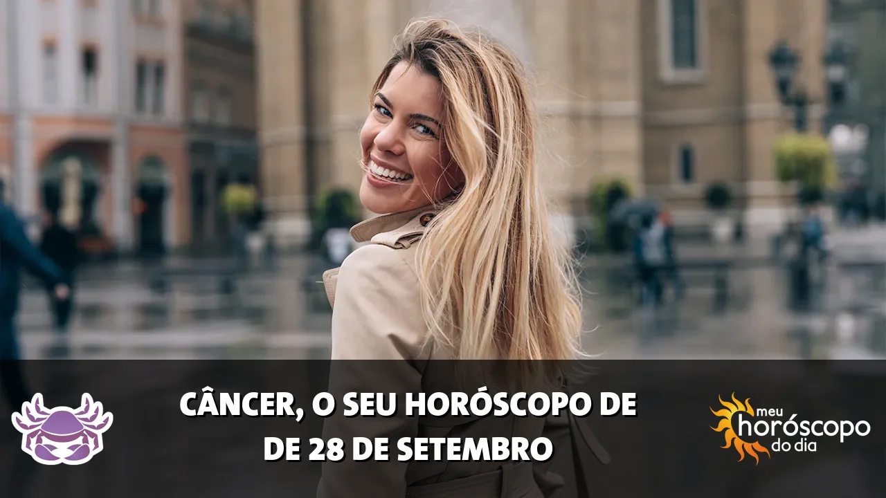 Horóscopo de Câncer de segunda-feira, 28 de setembro de 2026