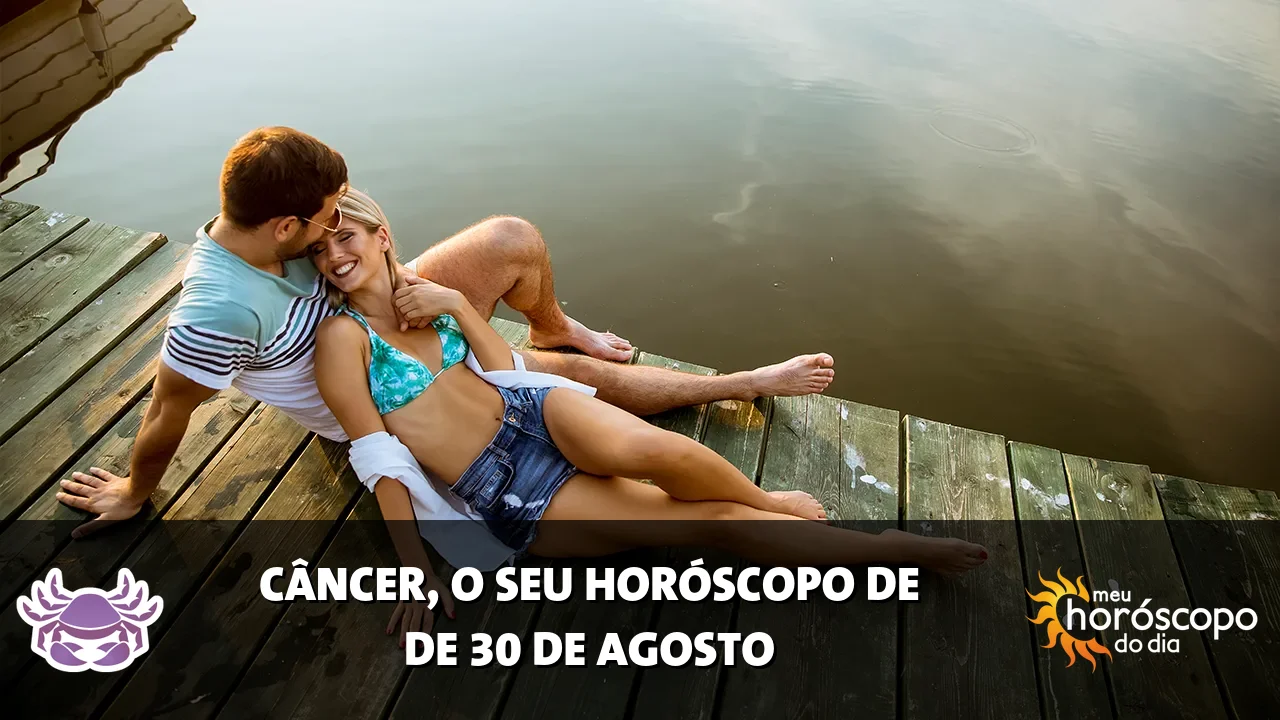 Horóscopo de Câncer de domingo, 30 de agosto de 2026