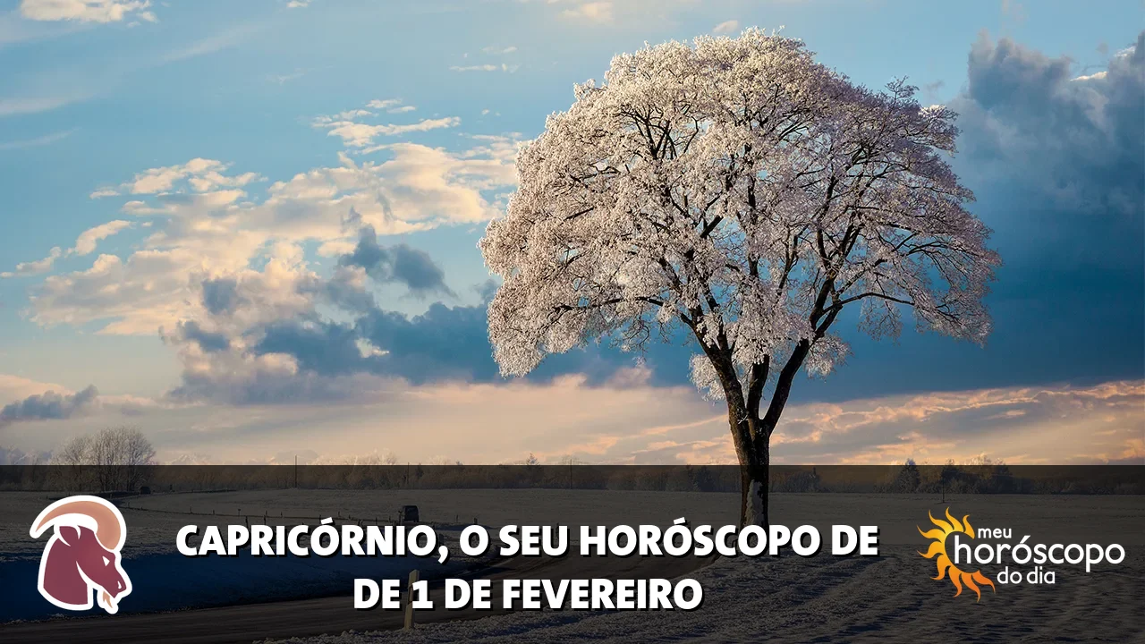 Horóscopo de Capricórnio de domingo, 1 de fevereiro de 2026