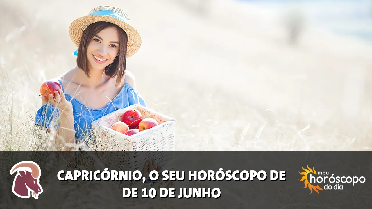 Horóscopo de Capricórnio de quarta-feira, 10 de junho de 2026