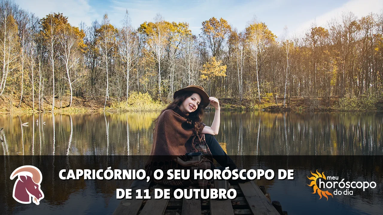 Horóscopo de Capricórnio de domingo, 11 de outubro de 2026