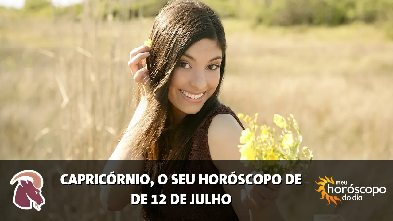 Horóscopo de Capricórnio de domingo, 12 de julho de 2026