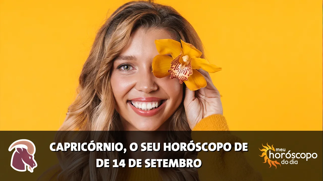 Horóscopo de Capricórnio de segunda-feira, 14 de setembro de 2026