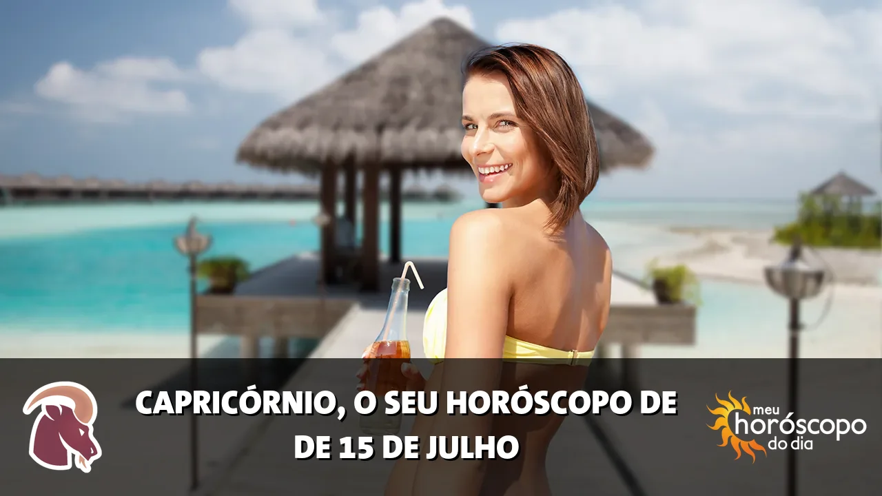 Horóscopo de Capricórnio de quarta-feira, 15 de julho de 2026