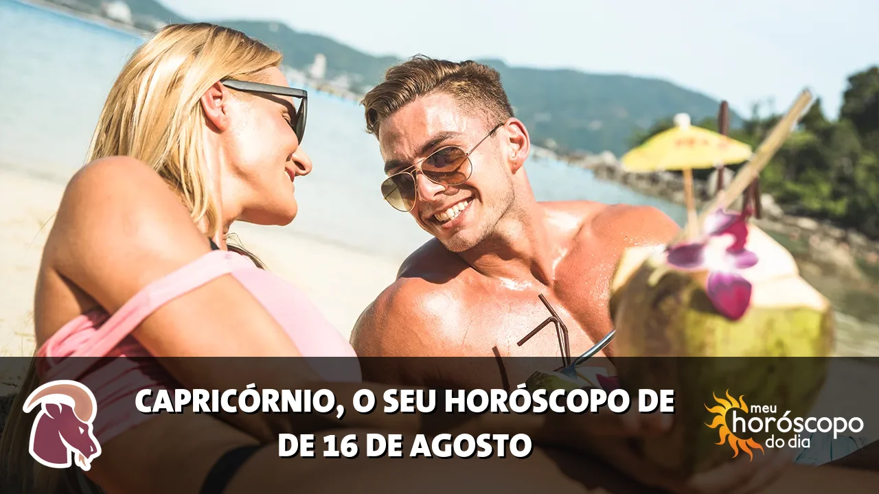 Horóscopo de Capricórnio de domingo, 16 de agosto de 2026