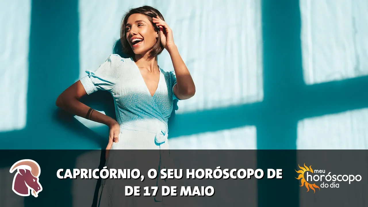 Horóscopo de Capricórnio de domingo, 17 de maio de 2026