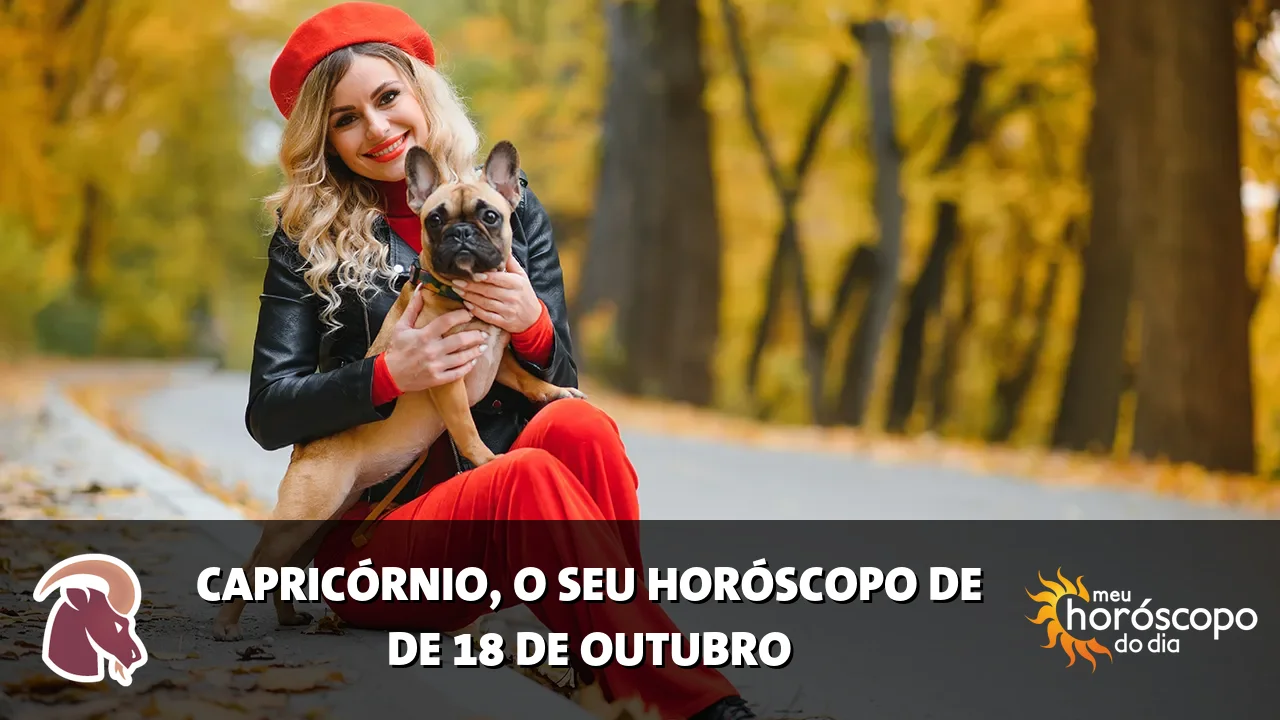 Horóscopo de Capricórnio de domingo, 18 de outubro de 2026