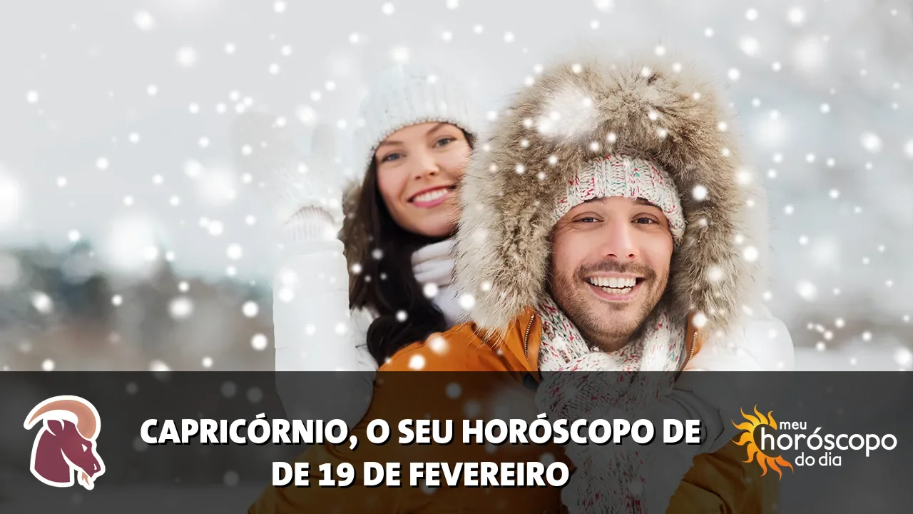 Horóscopo de Capricórnio de quinta-feira, 19 de fevereiro de 2026
