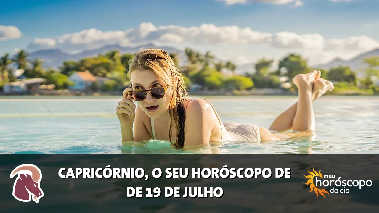 Horóscopo de Capricórnio de domingo, 19 de julho de 2026