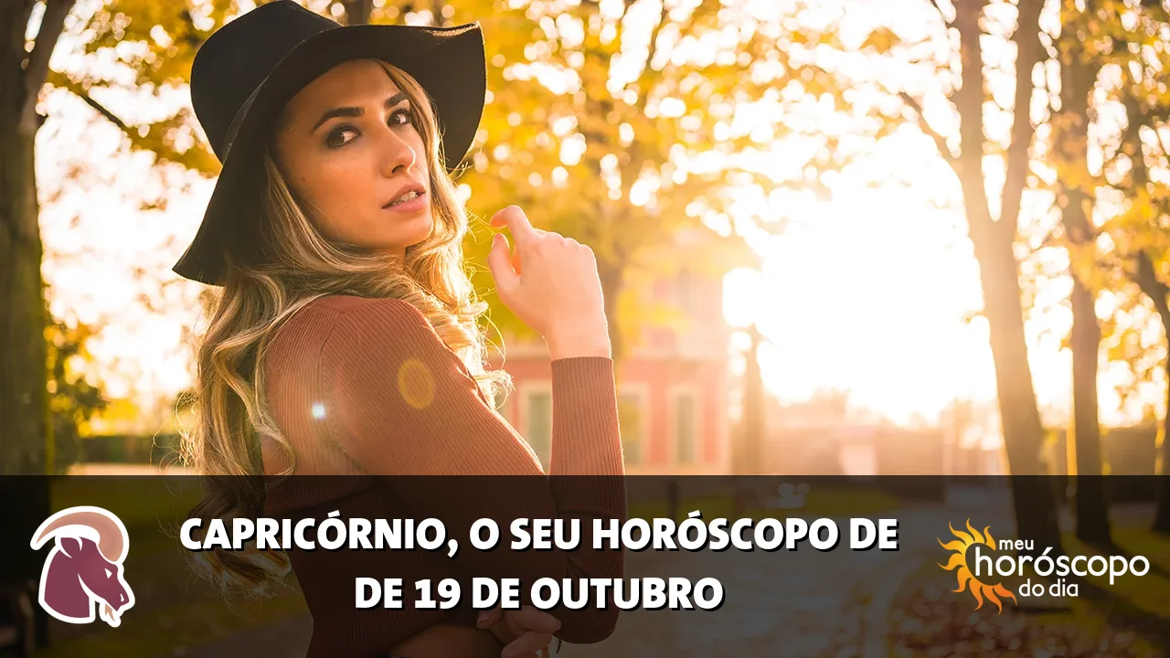 Horóscopo de Capricórnio de segunda-feira, 19 de outubro de 2026