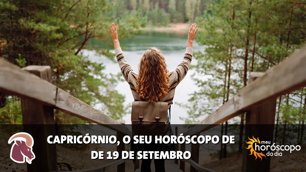 Horóscopo de Capricórnio de sábado, 19 de setembro de 2026