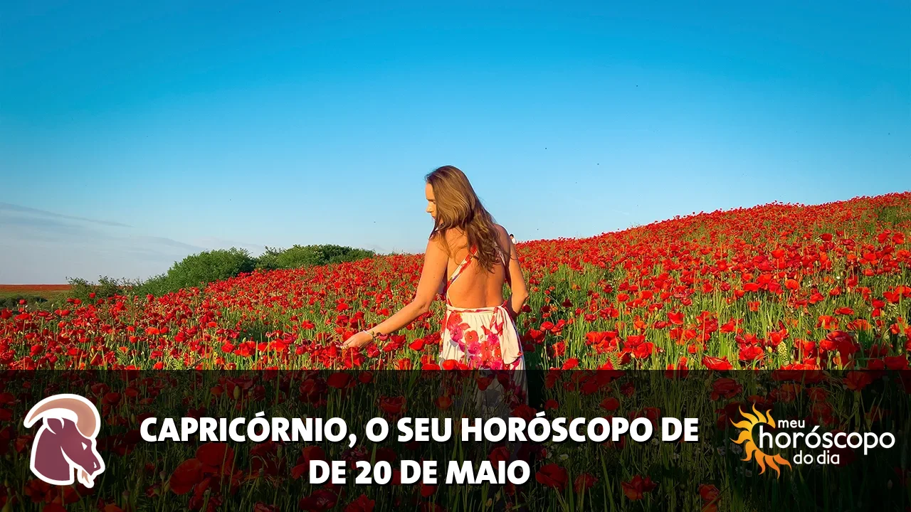 Horóscopo de Capricórnio de quarta-feira, 20 de maio de 2026