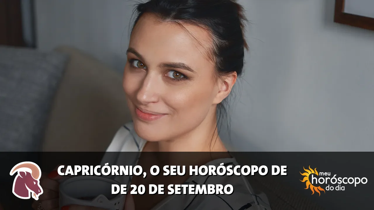 Horóscopo de Capricórnio de domingo, 20 de setembro de 2026