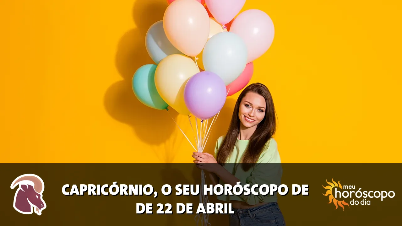 Horóscopo de Capricórnio de quarta-feira, 22 de abril de 2026