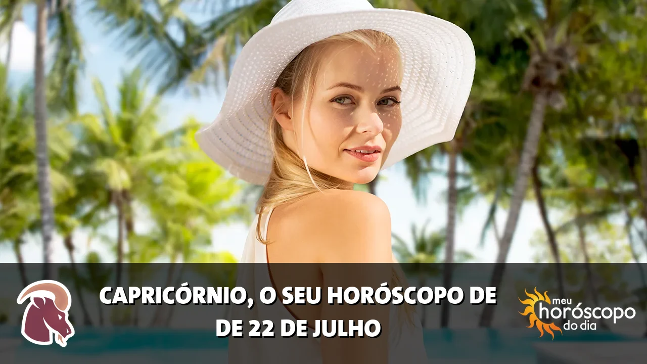 Horóscopo de Capricórnio de quarta-feira, 22 de julho de 2026