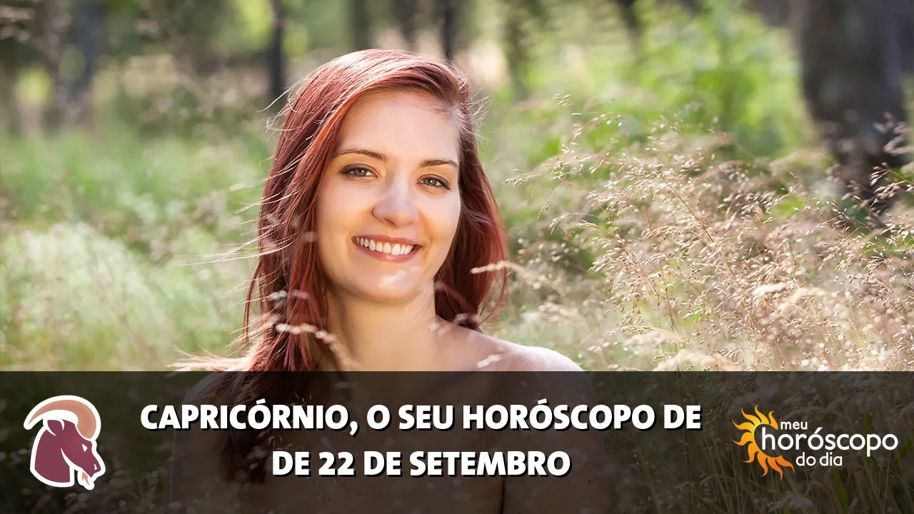 Horóscopo de Capricórnio de terça-feira, 22 de setembro de 2026