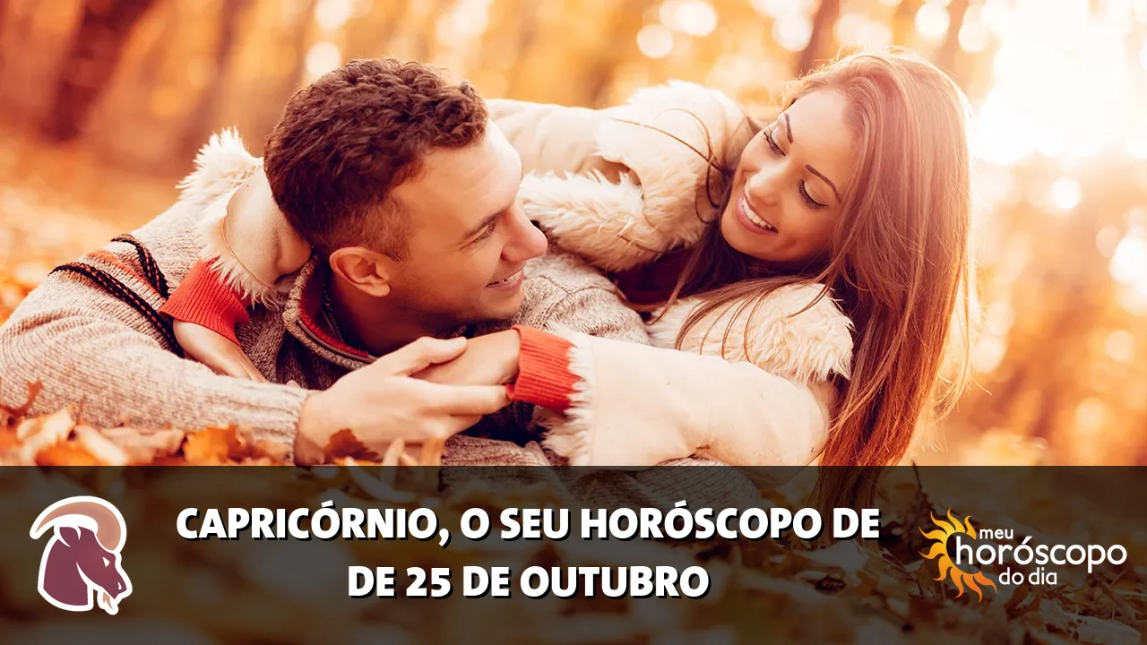 Horóscopo de Capricórnio de domingo, 25 de outubro de 2026