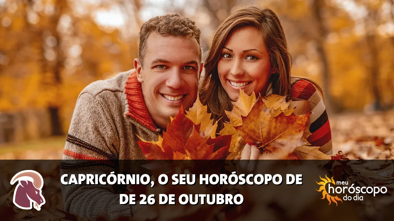 Horóscopo de Capricórnio de segunda-feira, 26 de outubro de 2026