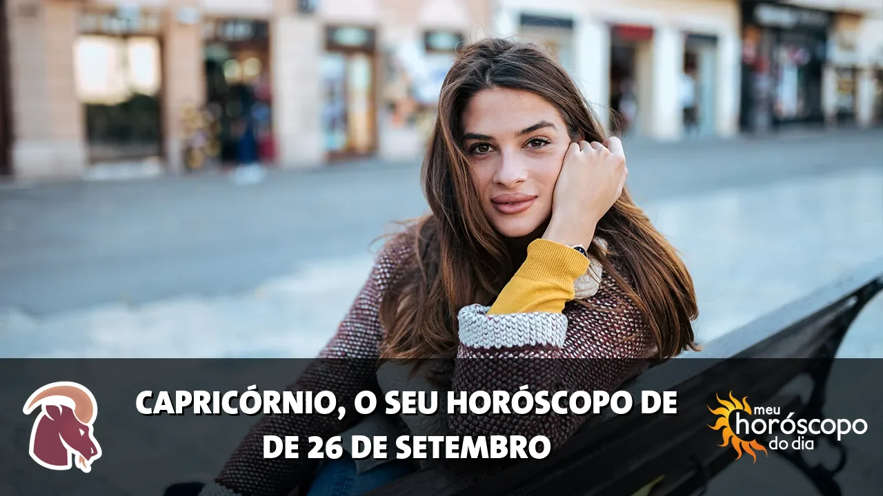 Horóscopo de Capricórnio de sábado, 26 de setembro de 2026