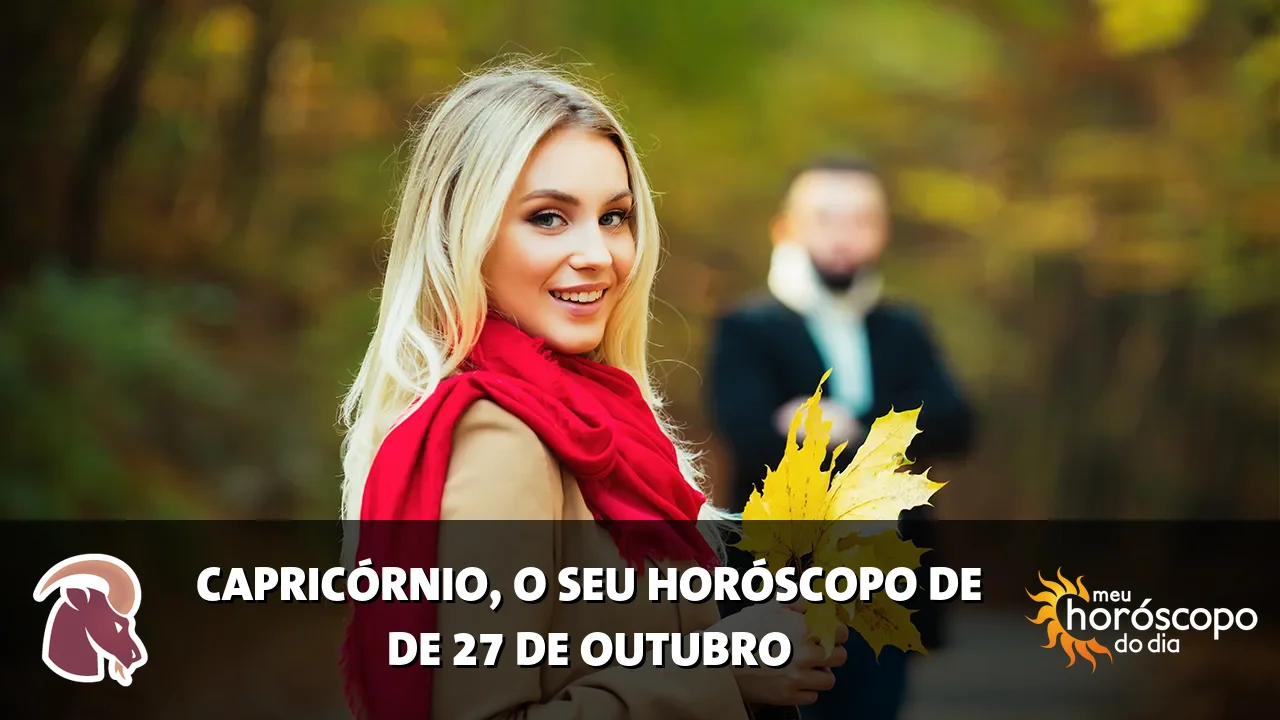 Horóscopo de Capricórnio de terça-feira, 27 de outubro de 2026
