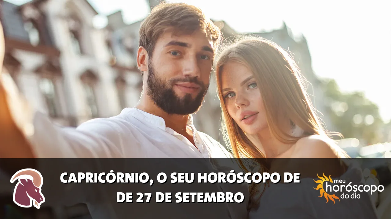 Horóscopo de Capricórnio de domingo, 27 de setembro de 2026